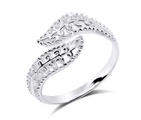 Ornately Design Silver Ring NSR-546